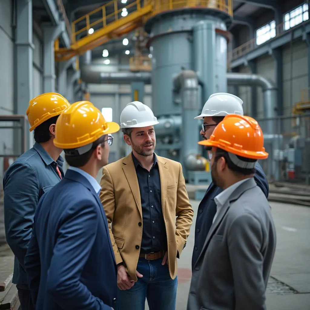 Visita a planta industrial de cliente
